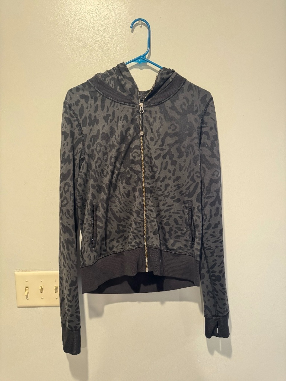 Lululemon Define Cropped Hooded Jacket Nulu – True Leopard – Women's Large